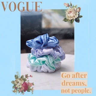 Cột tóc lụa may tay | Silky scrunchies