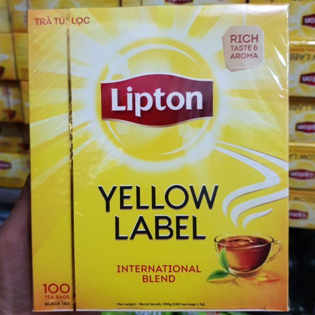 Lipton Trà Nhãn Vàng 100 gói x 2g