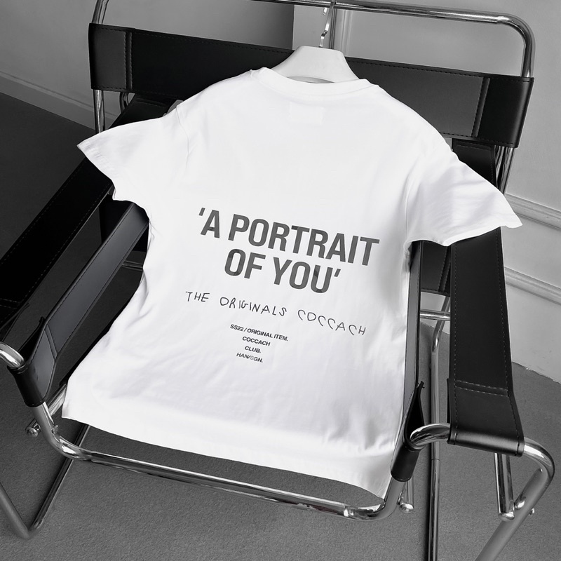 Áo thun phông chất liệu 100% cotton form rộng unisex A PORTRAIT OF YOU CCS130 by COCCACH