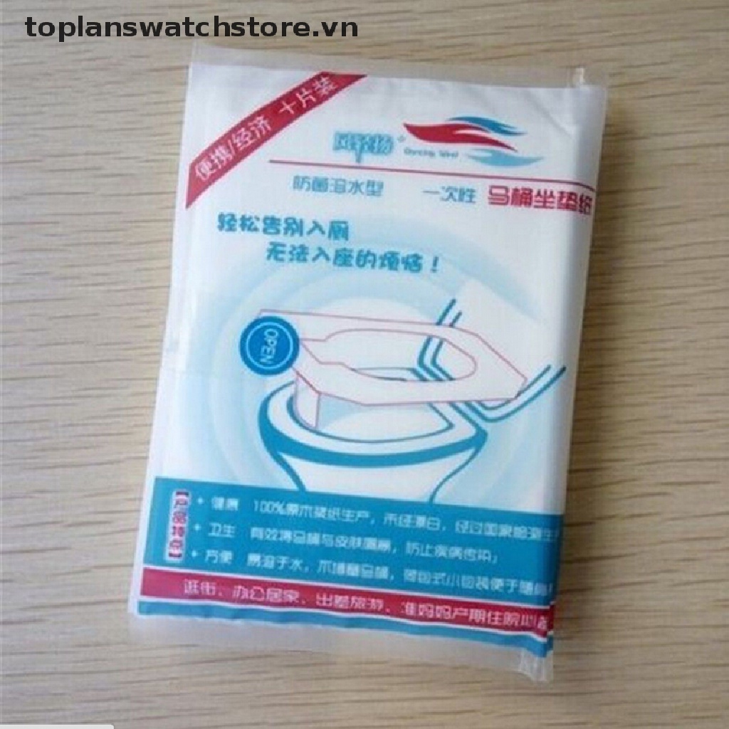 1 Gói 10 Giấy Lót Bồn Cầu Dùng 1 Lần An Toàn Tiện Dụng