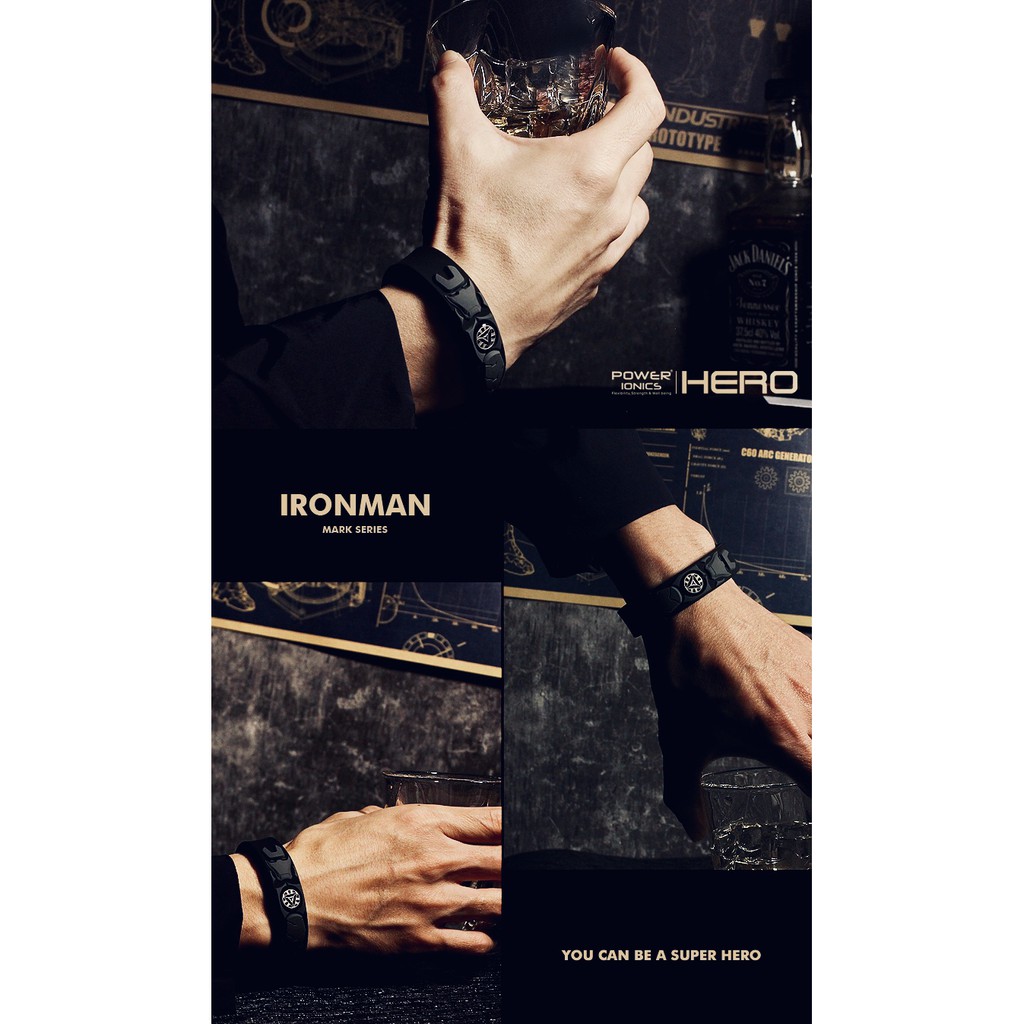 Vòng Đeo Tay Thể Thao 3000 ions Chống Nước Bằng Titan In Chữ Thời Trang