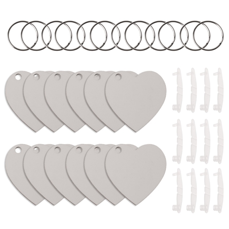 Set 12 Móc Khóa Chuyển Nhiệt Hai Mặt