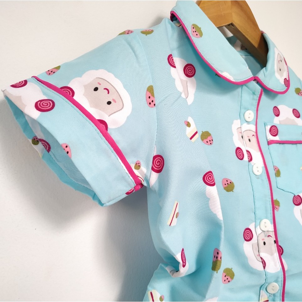 [Nhập SPE2545 hoàn 10K xu cho đơn 50K] BỘ ĐỒ PIJAMA MẶC NHÀ KATE THÁI LOẠI 1 MÁT MỊN CHO BÉ GÁI/ BÉ TRAI 10-28Kg