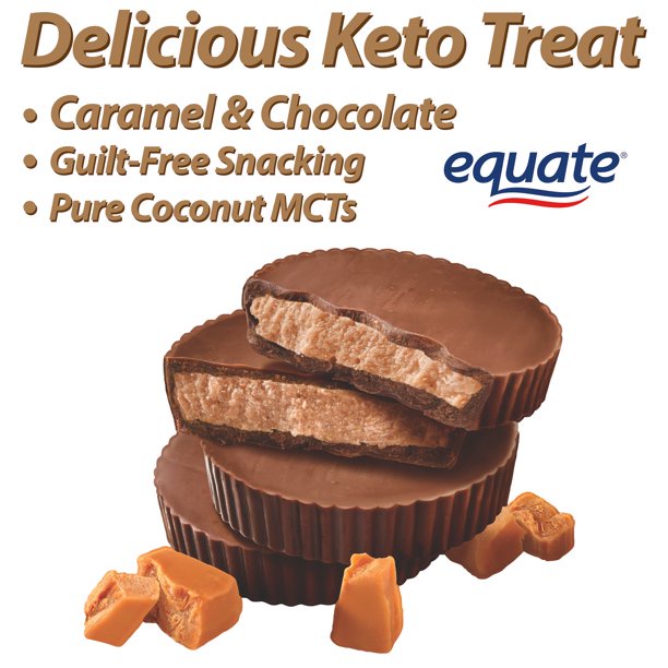 Bánh Keto giảm cân Equate gói lẻ 17g/ Hàng nhập Mỹ - Keto - 0g Added Sugar - Protein