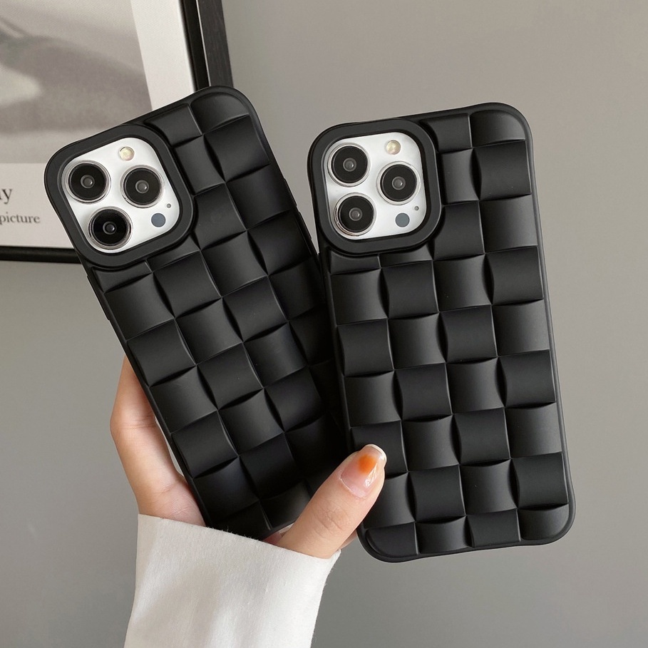 Ốp Điện Thoại Mềm Họa Tiết Đan Cho Iphone 14promax 13 pro max 12 pro max 11 pro max xs max xr x