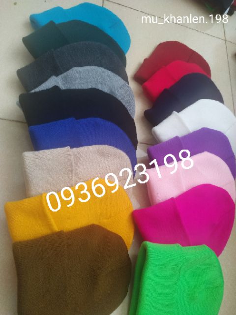 Mũ / nón beanie nhiều màu loại 1( ảnh thật kèm v | WebRaoVat - webraovat.net.vn