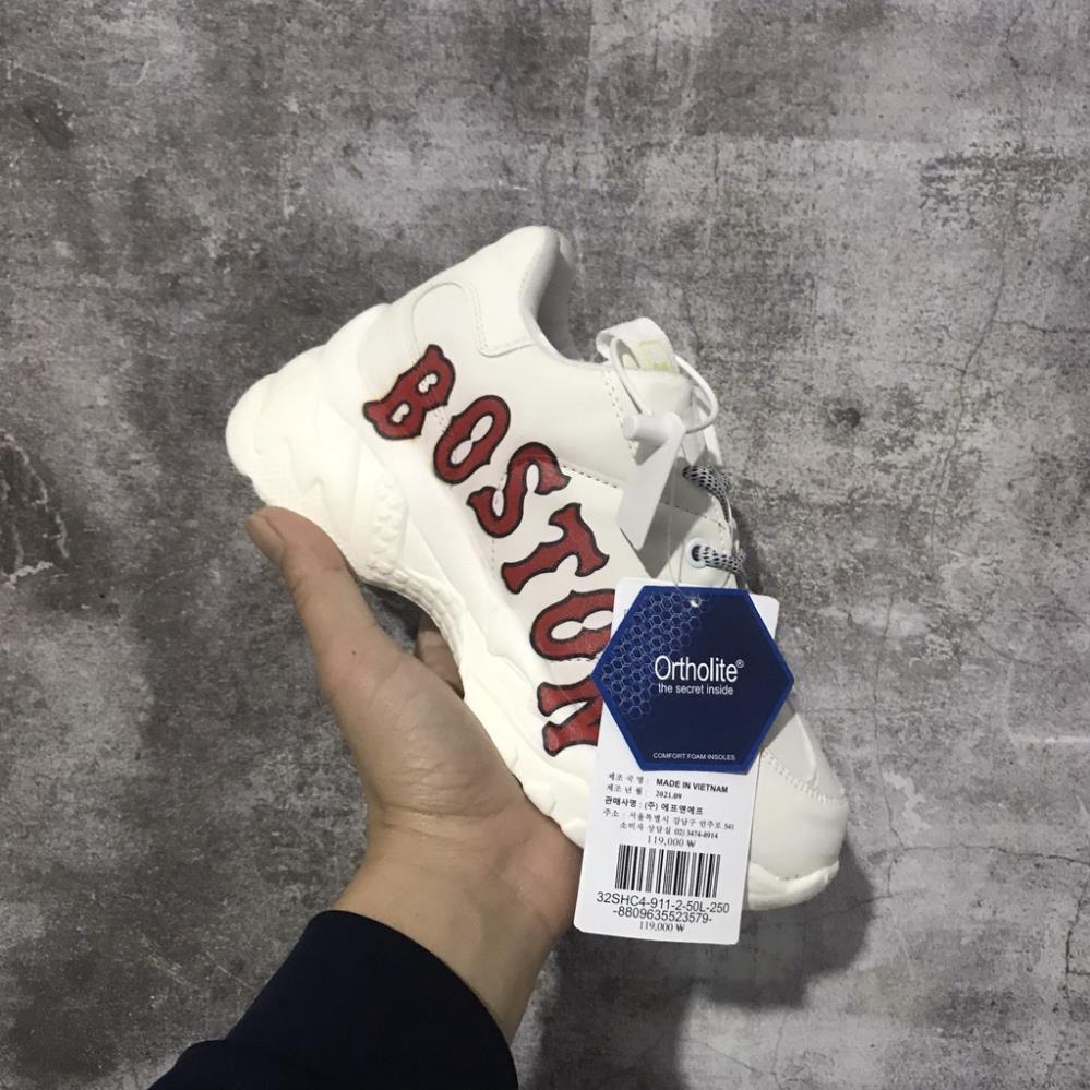 Giày MLB boston độn đế tăng chiều cao thể thao sneaker Hot Trend [Full box, Full bill]
