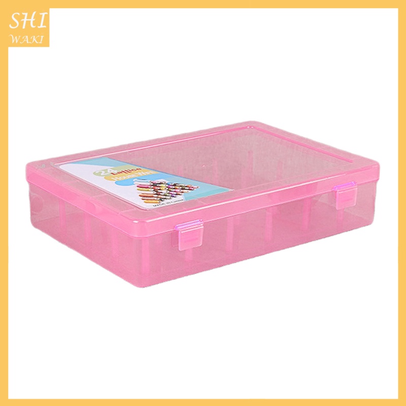 [In Stock]Sewing Thread Storage Box Organiser Case Durable 42 Pillars Organizer