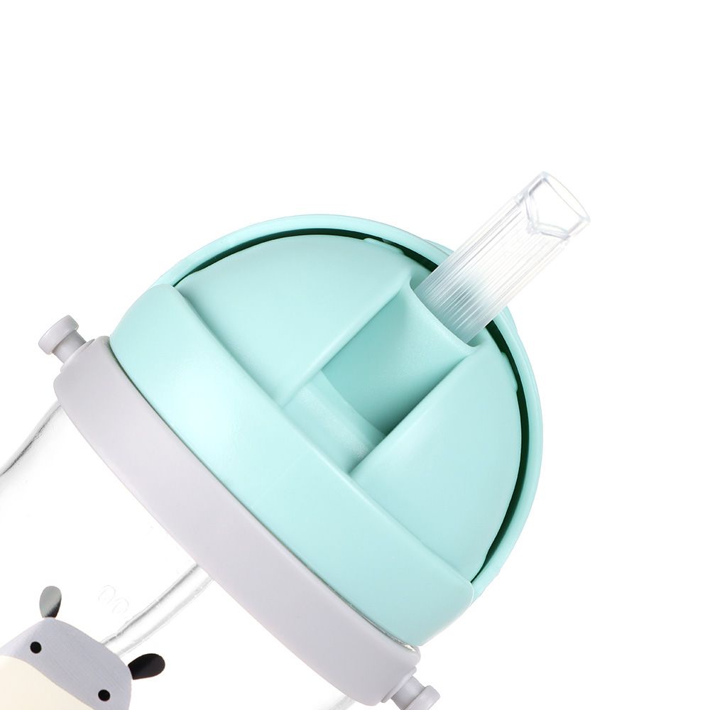 Bình đựng nước có ống hút họa tiết hoạt hình dễ thương cho bé