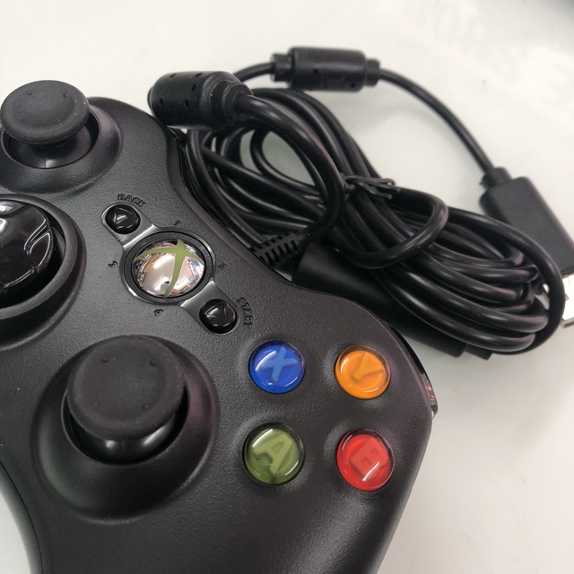Tay cầm Xbox 360 có dây - Hàng main xịn chính hãng thay vỏ (bảo hành 03 tháng)
