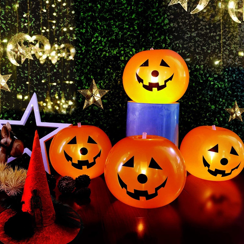 Bong Bóng Latex Có Đèn Led Phát Sáng Trang Trí Halloween