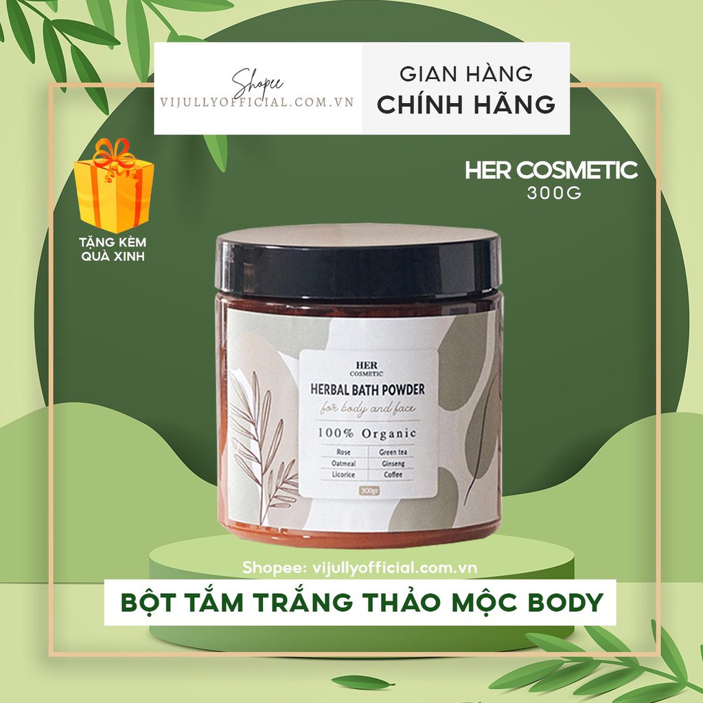 Bột tắm trắng toàn thân chiết xuất thảo mộc thiên nhiên 100% organic giúp da trắng hồng rạng ngời | BigBuy360 - bigbuy360.vn