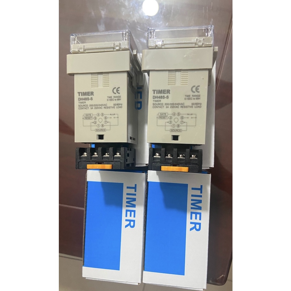 Rơle thời gian DH48S-S kèm đế - DH48S-S 220V