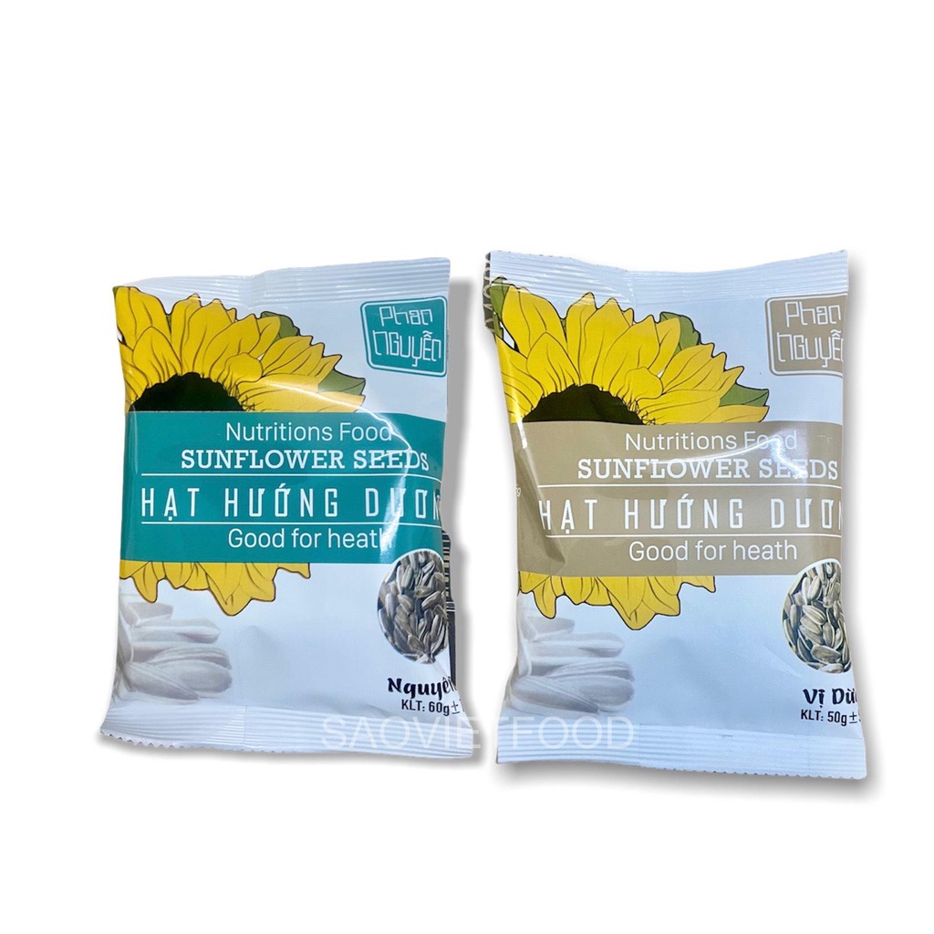 Hướng dương cao cấp gói 60g nguyên vị - vị dừa