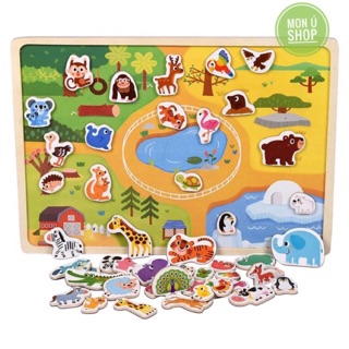 [ĐỘC QUYỀN SHOPEE] Bảng ghép nam châm cho bé BẢN ĐẸP