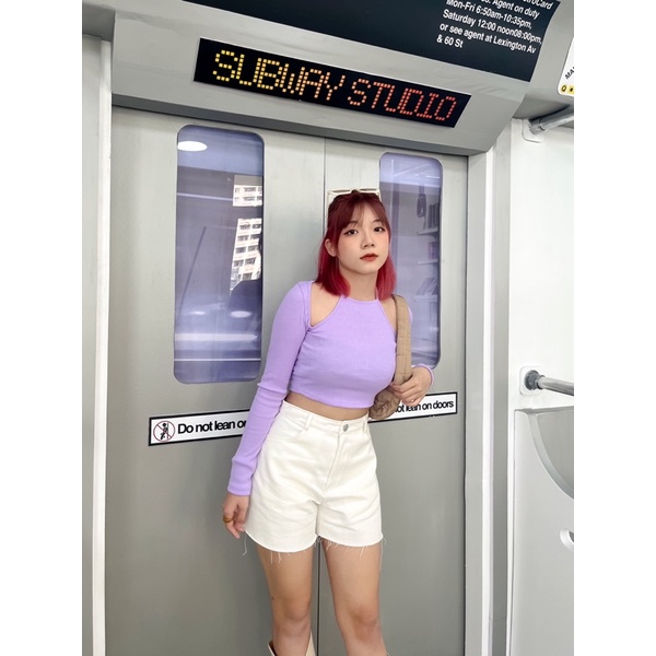 Quần shorts kaki trắng | Kimmy Shorts | Secodee