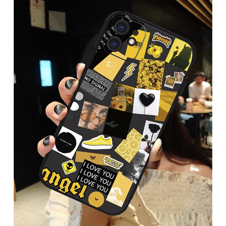 Vỏ ốp iPhone Silicon viền vuông Art 185 - 186 cho iPhone 6pl/6s/6spl/7/7pl/8/8pl/x/xs/11/12/13/14/pro/max - Chinchincase