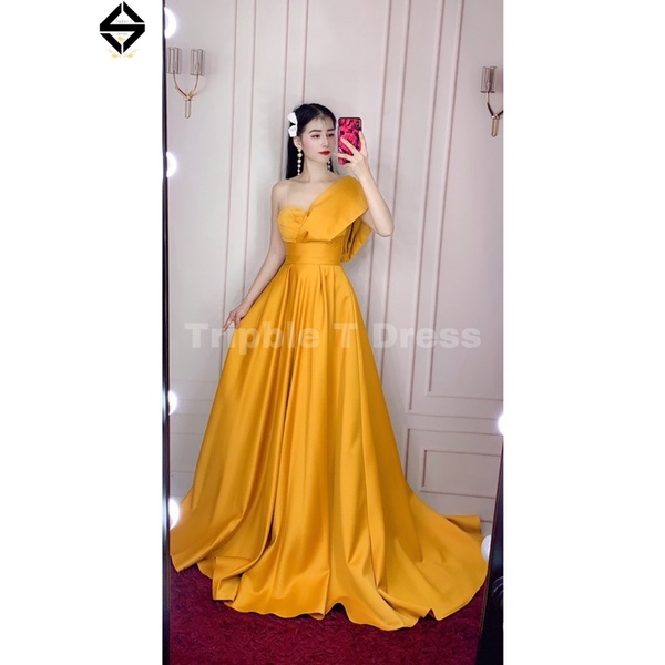 Đầm maxi mặc cưới đi bạn nhẹ nhàng TRIPBLE T DRESS - size S/M/L - MS213Y