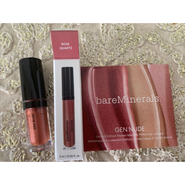 (Mini) Son bóng bareminerals GEN NUDE METALLIC PATENT LIP LACQUER