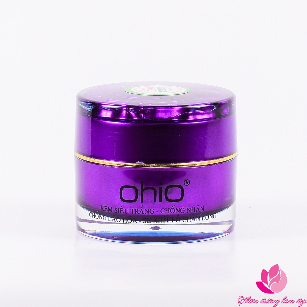 Kem ốc sên OHIO siêu trắng, Chống nhăn, Chống lão hóa, Se khít lỗ chân lông 10 tác dụng 30g