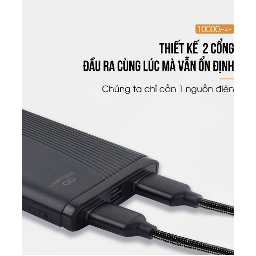 Sạc pin dự phòng điện thoại 1000mAh Collen