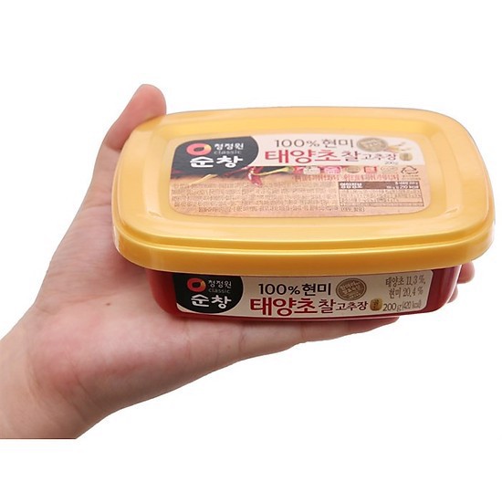 Daesang Tương ớt gạo lứt Chung Jung One hộp 200g - Nhập Khẩu Hàn Quốc
