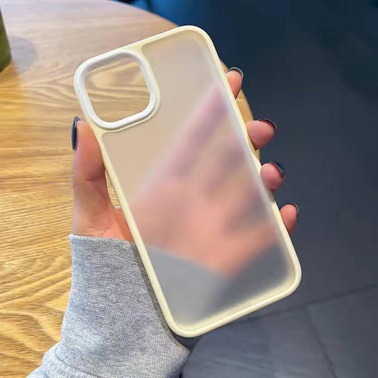 Apple 13 Phone Case Iphone12promax Transparent Frosted Iphone11 All-Inclusive Drop-Resistant Men and Women Ins Style 3ZQC
