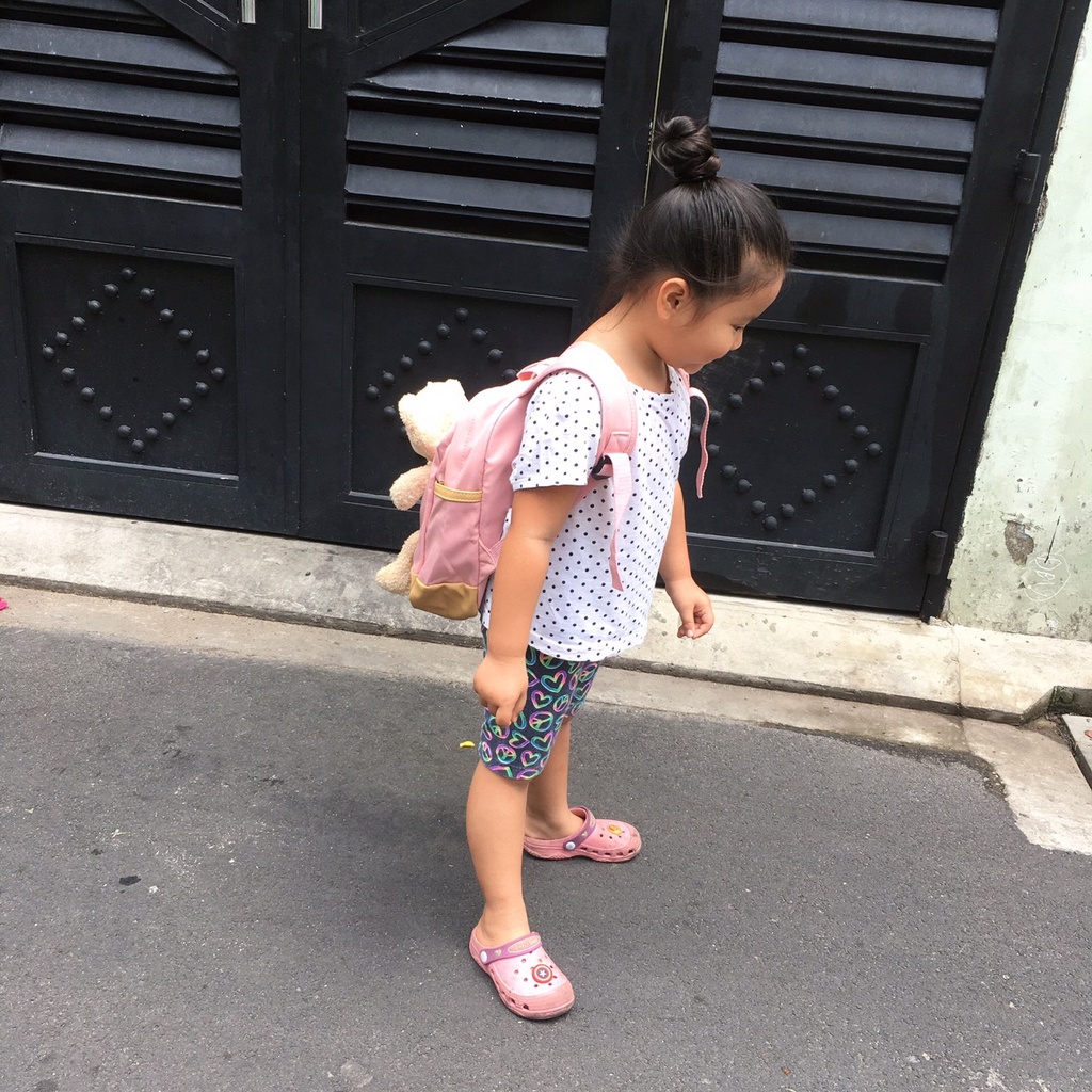 Ba lô gấu bông cho bé mầm non, tiểu học đi học, đi chơi, du lịch