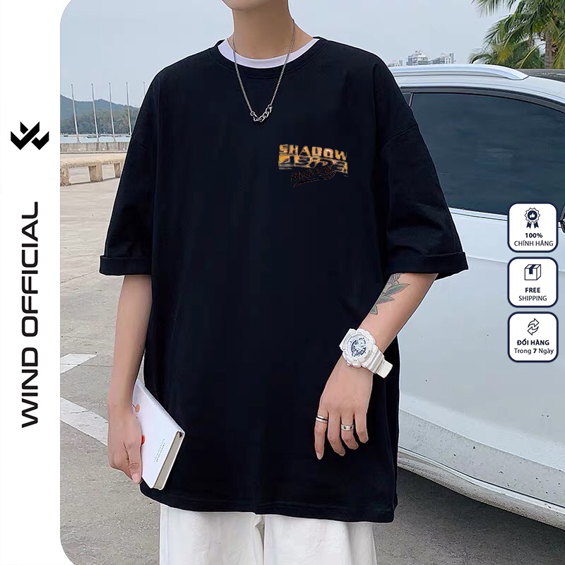 Áo thun form rộng WIIS phông unisex tay lỡ RVER thoi trang nam nữ oversize ulzzang