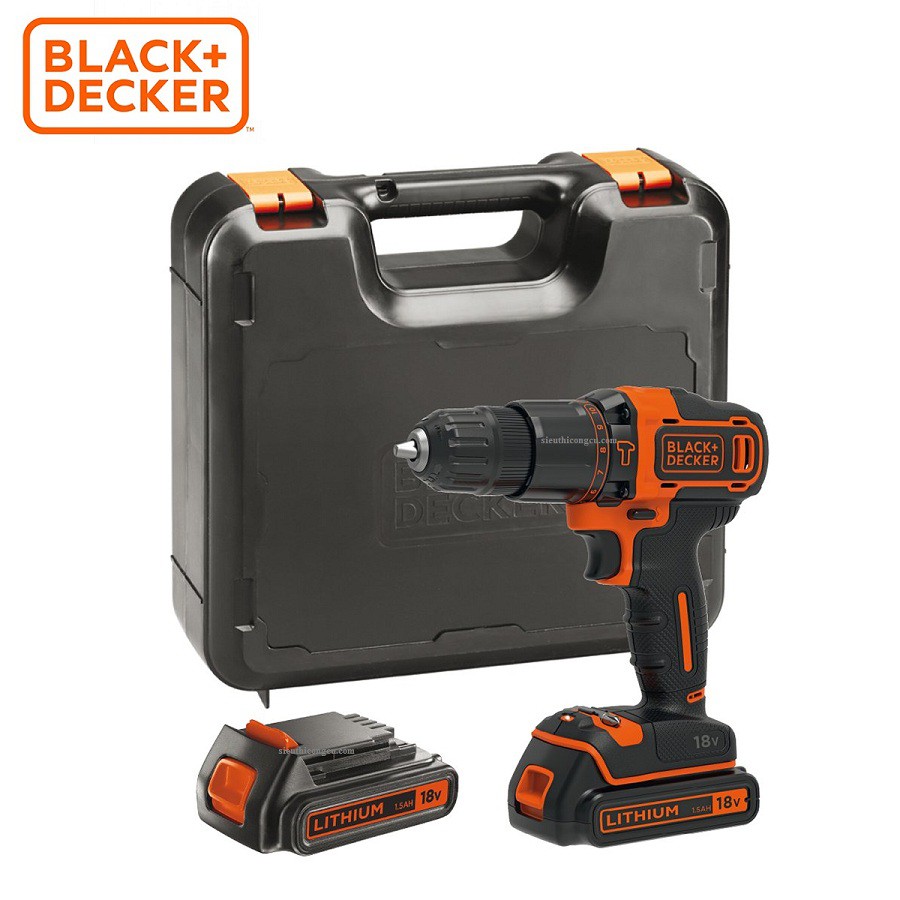 Bộ máy khoan BLACK DECKER BDCHD18K2A