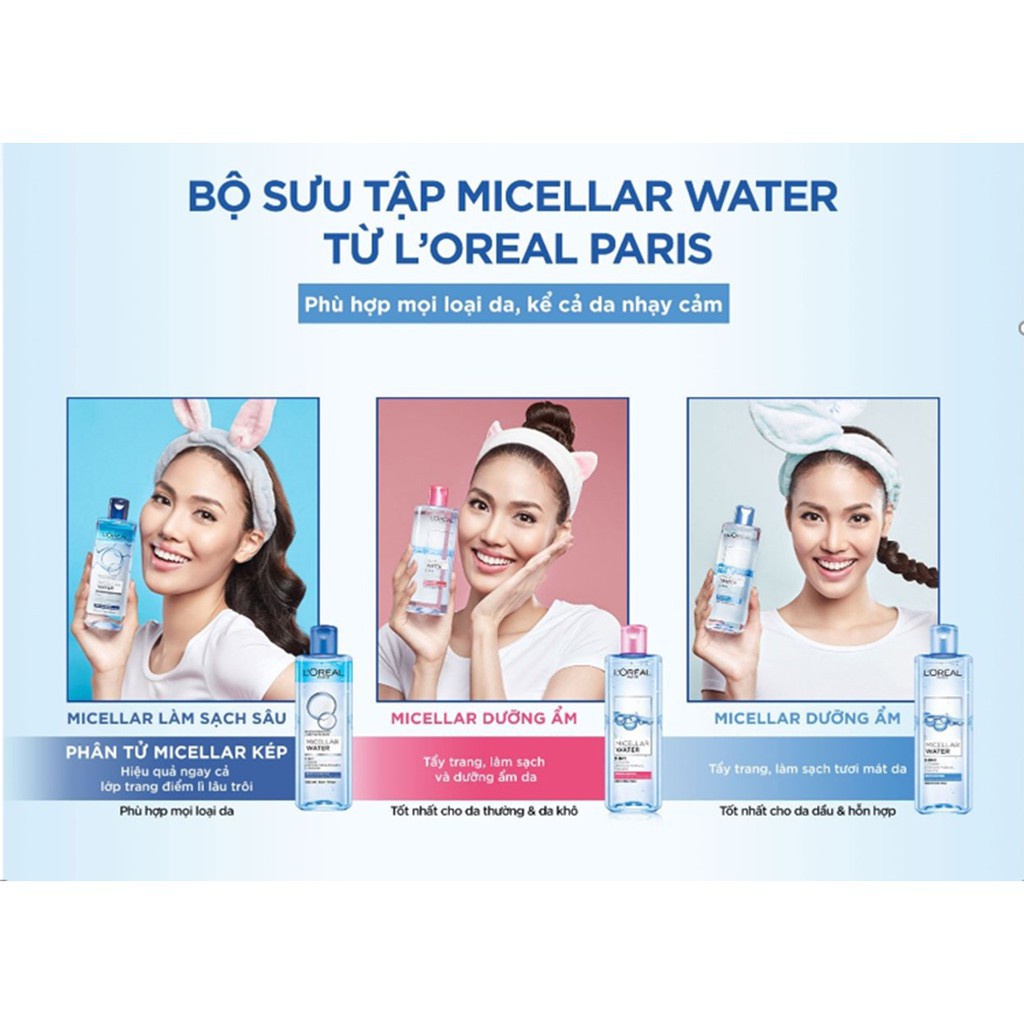 Nước Tẩy Trang Loreal 3in1 400ml