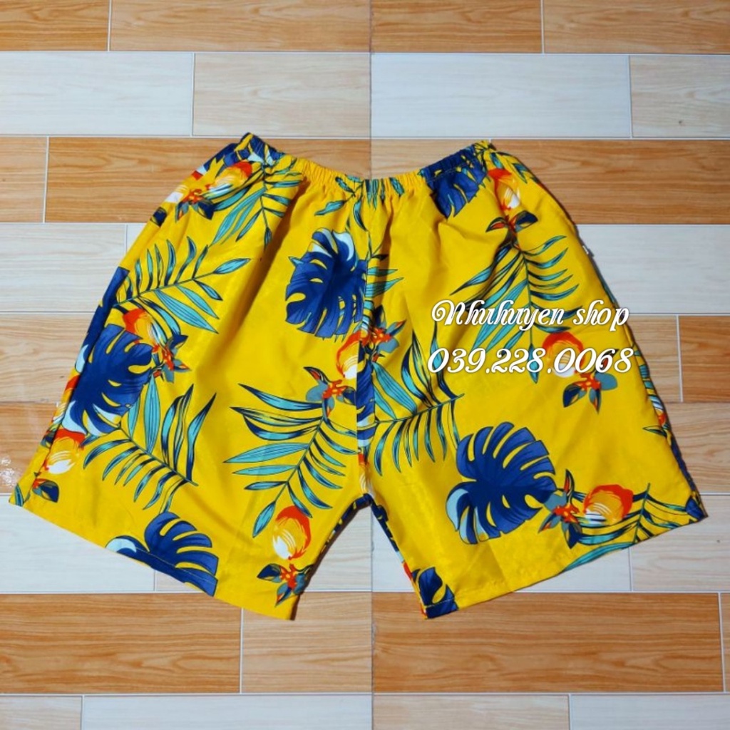 (chất kate thái 1 - kho HCM) bộ đào vàng đi biển, team - bộ hoa quả, trái cây big size - chuyên sỉ lẻ - nhuhuyen shop