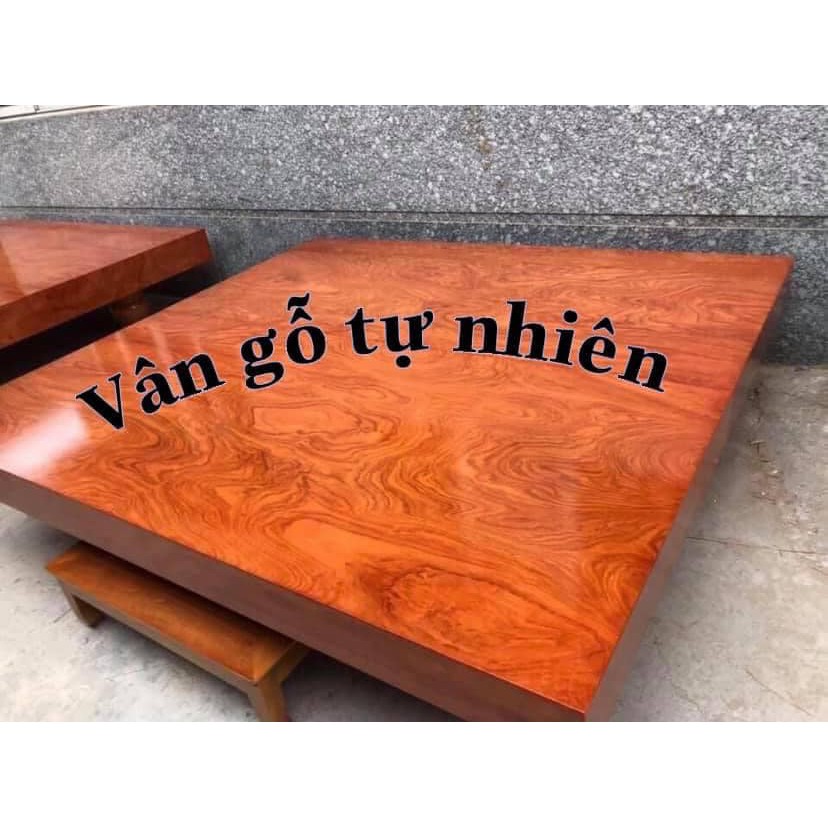 Sập chiếu ngựa gỗ hương đá nguyên khối đẹp