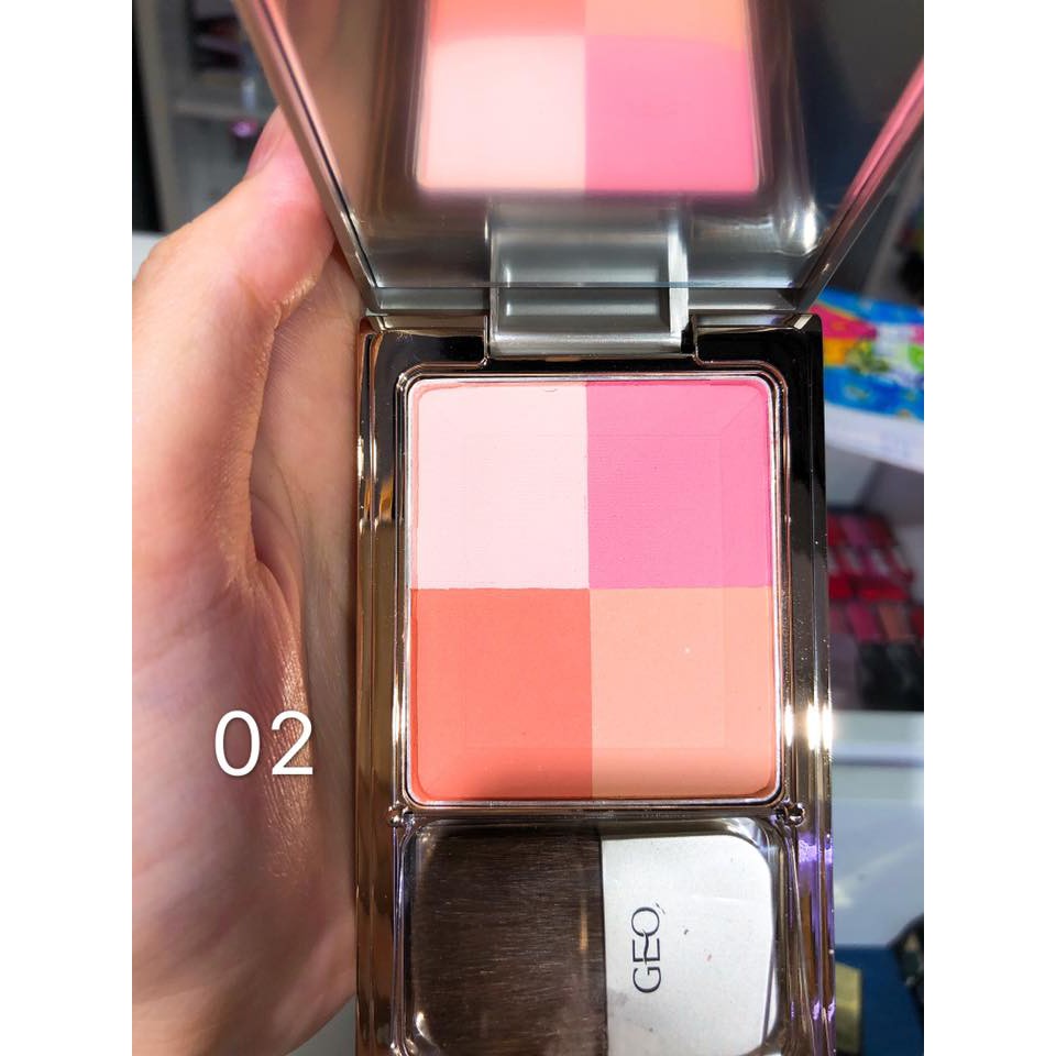 Phấn má 4 màu Geo Soft Color Face Touch #02 20g