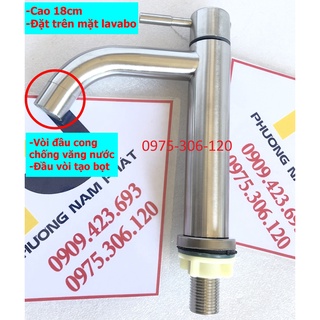 {GIÁ SỈ} Vòi Rửa Mặt Lavabo Lạnh 100% inox 304 N6000 Fotar VÒI LA ĐIẾU LẠNH inox tốt chống han gỉ