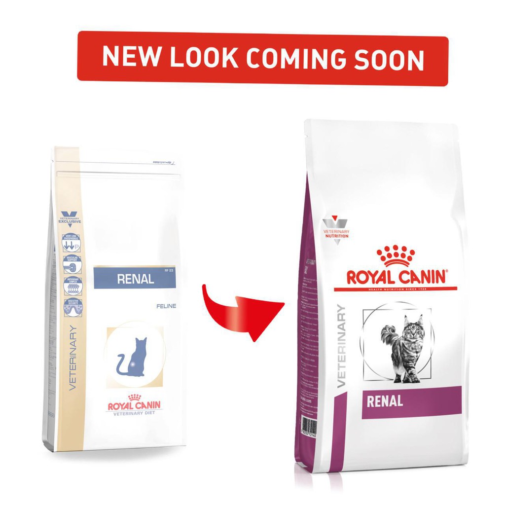 Canin cho mèo bị thận mãn tính, Thức ăn hỗ trợ chức năng thận cho mèo Royal Canin Renal 2kg