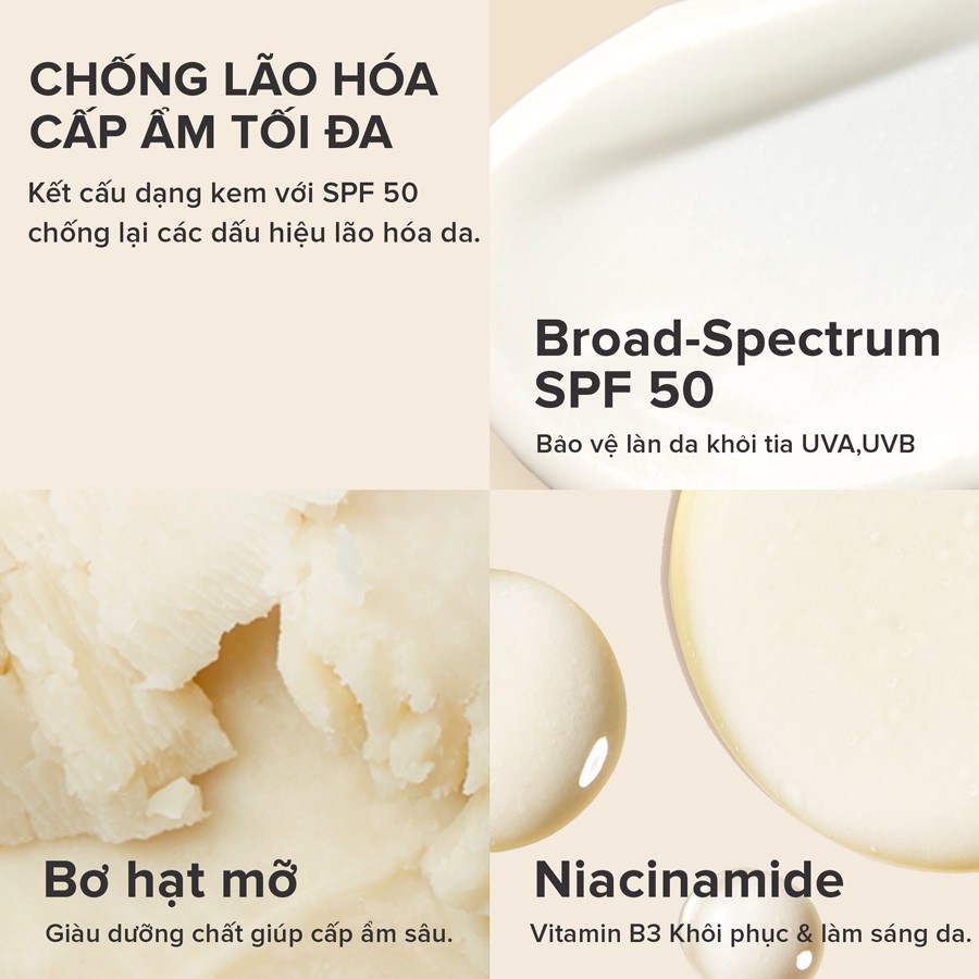 [PAULA'S CHOICE] Kem chống nắng phổ rộng cho da khô lão hóa ẩm mịn Resist Skin Restoring Moisturizer SPF 50 (Mã 7970)