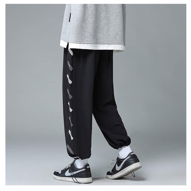 Quần ống rộng ⚡ 𝐆𝐢́𝐚 𝐇𝐮̉𝐲 𝐃𝐢𝐞̣̂𝐭 ⚡ Quần nam nữ jogger unisex có dây rút ở gấu chất Umi thể thao, chất lì không xù.
