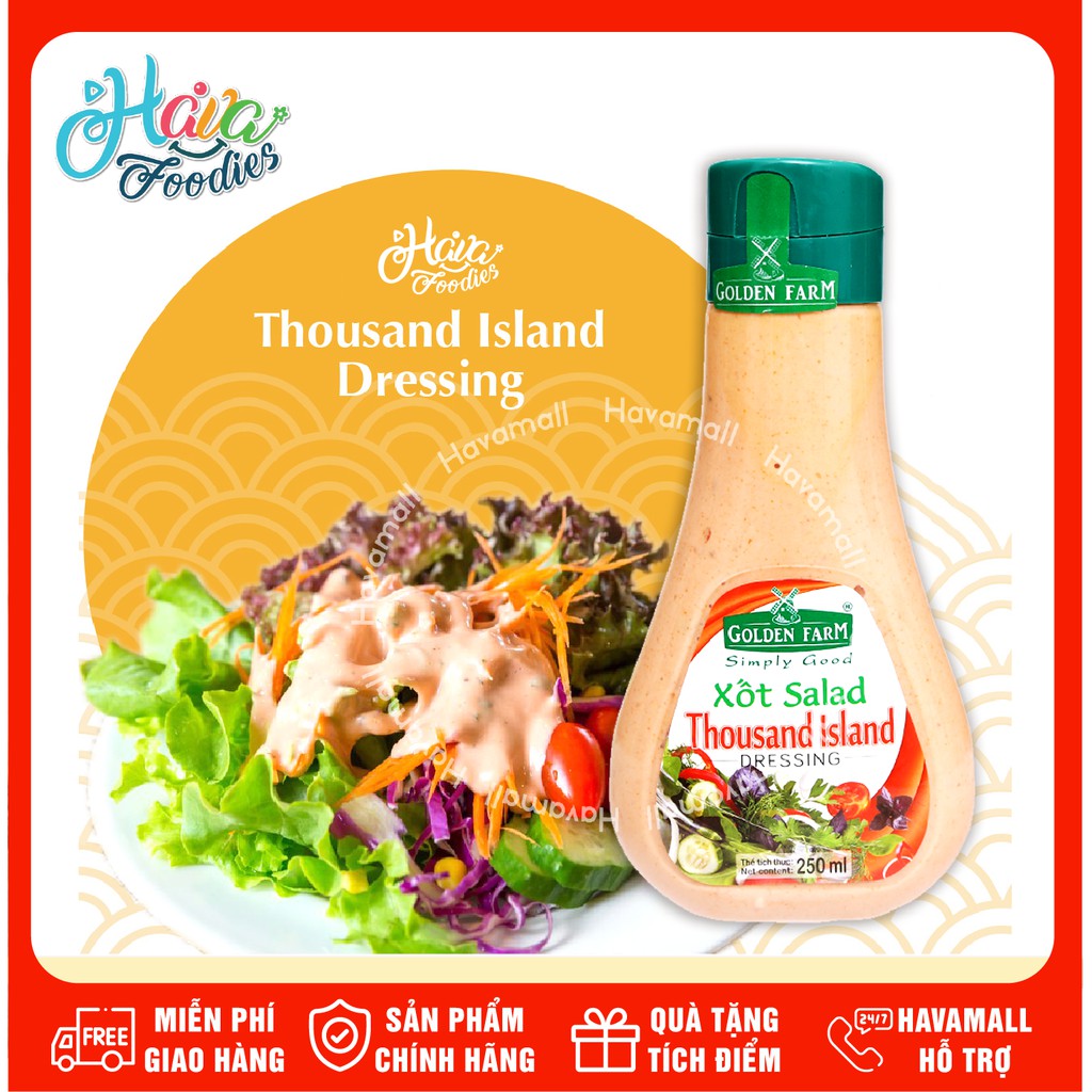 [DATE MỚI NHẤT] Sốt Salad Thousand Island Golden Farm 250ml