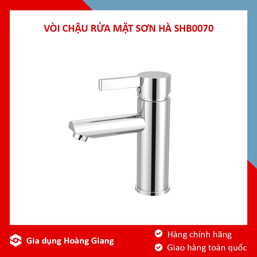 Vòi lavabo chậu rửa mặt Sơn Hà SHB0070