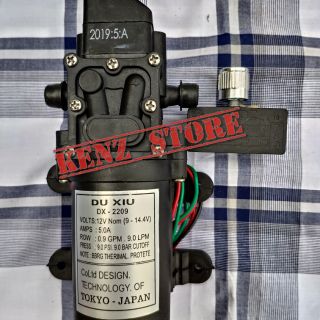 Bộ máy bơm mini 12v giá rẻ kèm chiết áp điều chỉnh lực bơm