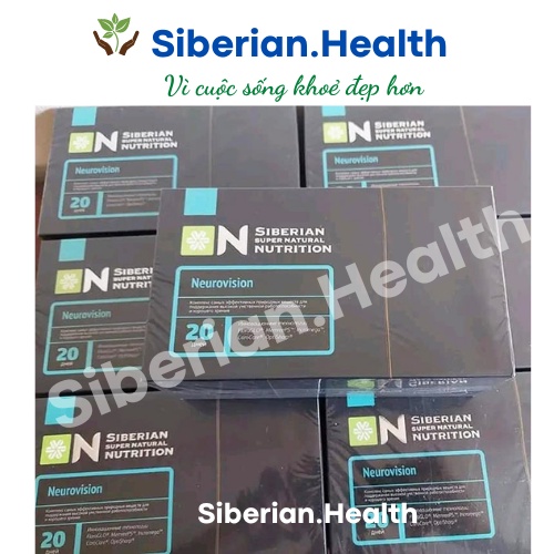 [Siêu hỗ trợ mắt não]Thực phẩm bảo vệ sức khỏe bổ não và mắt Siberian Super Natural Nutrition Neurovision– 20 túi 3v/túi