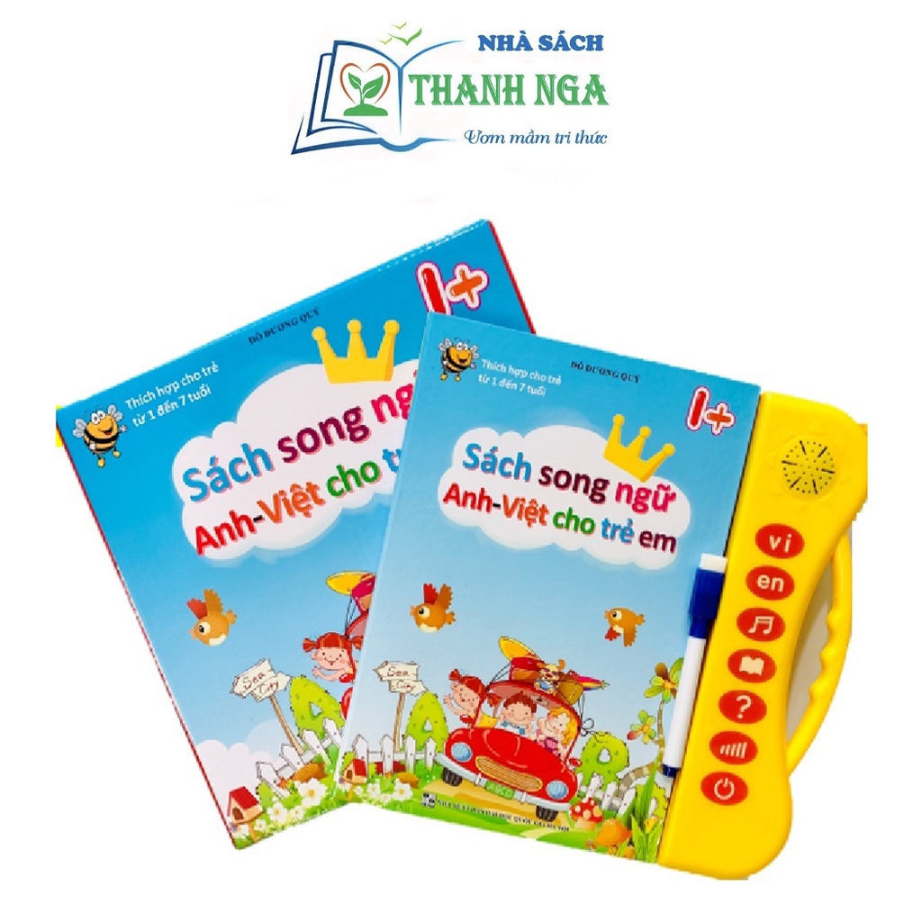 Sách - Sách điện tử song ngữ Anh - Việt Thanh Nga cho bé từ 1-7 tuổi