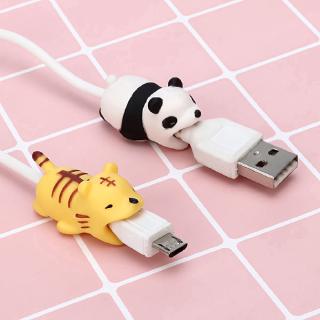 Phụ Kiện Bảo Vệ Dây Cáp Hình Thú Dễ Thương Cho Iphone Android