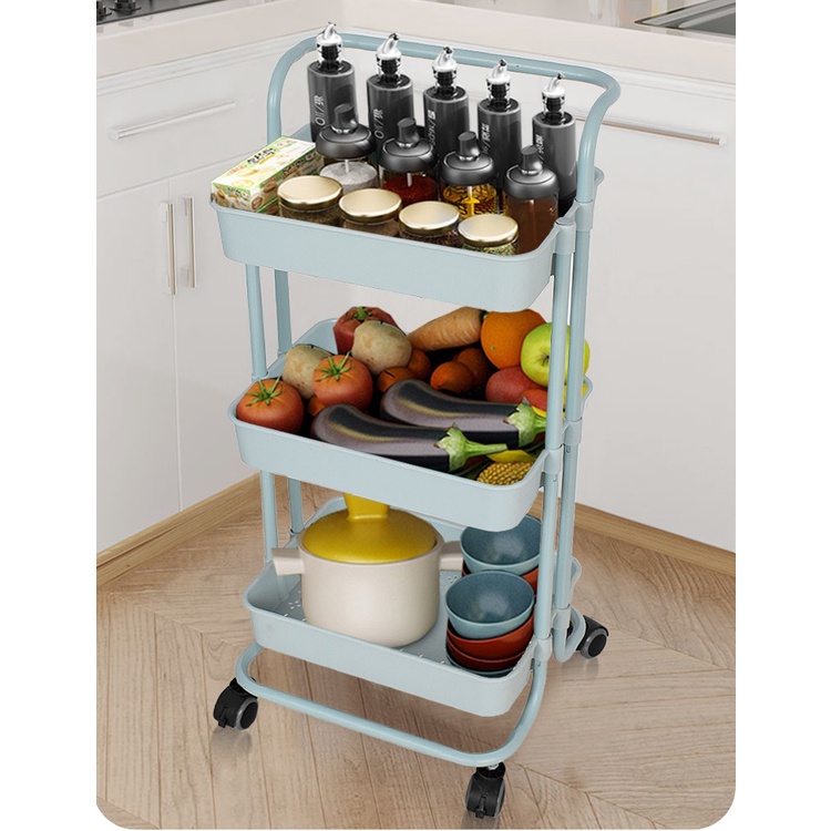 Kệ Đẩy Spa.Làm Nail Đa Năng Có Bánh Xe Linh Hoat