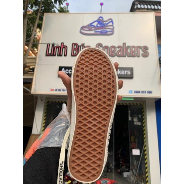Giày vans style ofw tặng kèm 3 bộ dây giày 3 màu