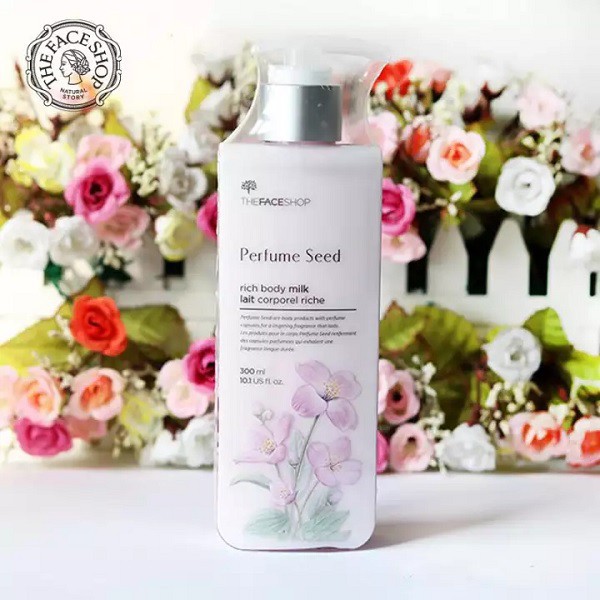 Sữa Dưỡng thể Trắng Da  hoa Nhài, hoa Hồng BODY MILK 300ml.