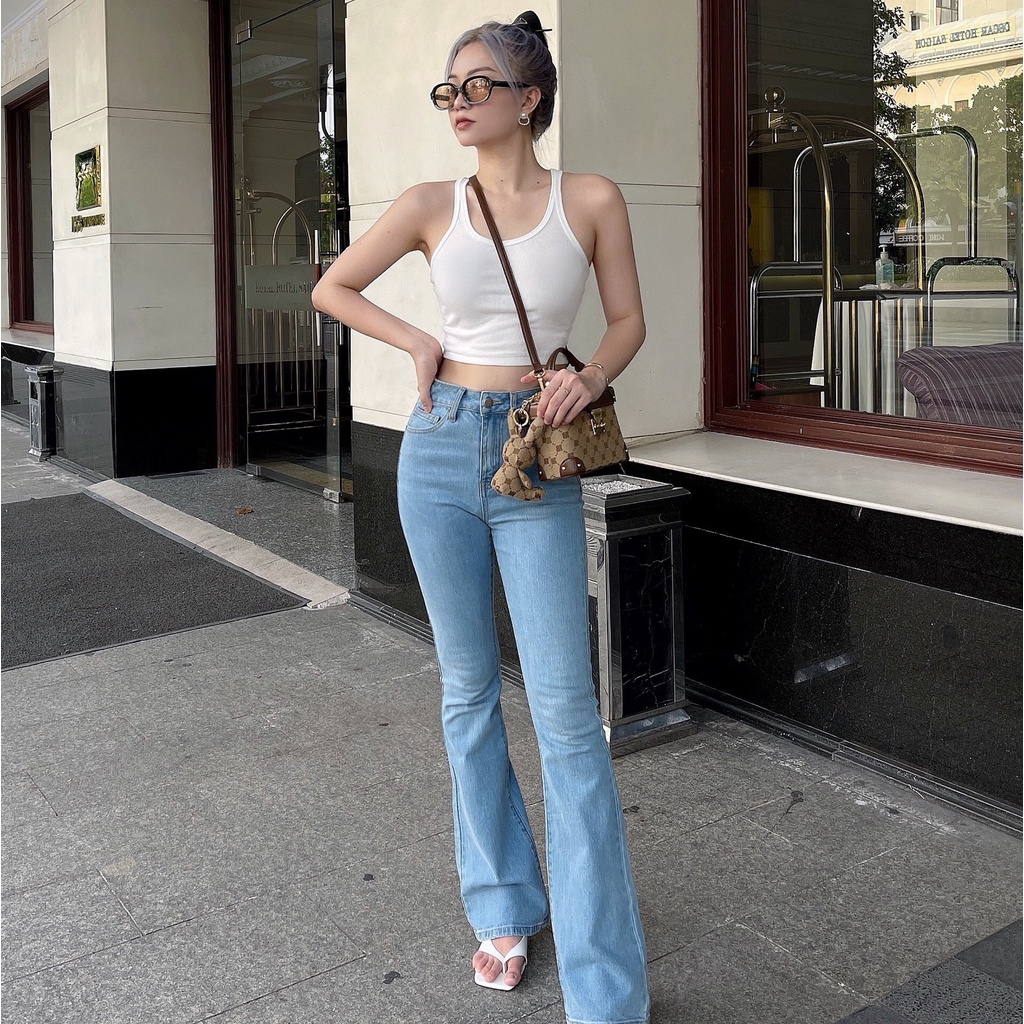 Áo croptop nữ ba lỗ dây TOPTIFY chất thun gân tăm co giãn One Last Time Top AC223 | BigBuy360 - bigbuy360.vn