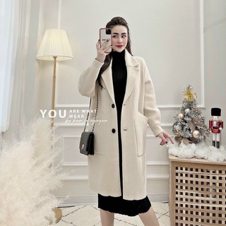 Áo khoác dạ nữ dáng dài cao cấp