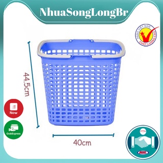 Giỏ nhựa Song Long có quai cầm tiện dụng – Buôn rẻ 01356